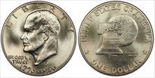 1976-S $1 Silver MS66