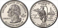2003-S 25C Illinois Silver PR69DCAM