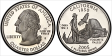 2005-S 25C California  Silver PR69DCAM