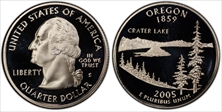 2005-S 25C Oregon Silver PR69DCAM