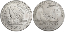 2000-P $1 Leif Ericson MS70