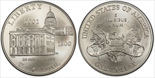 2001-P $1 Capitol Visitor MS70