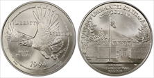 1994-W $1 P. O. W. MS70