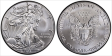2017 $1 Silver Eagle First Strike MS70