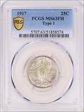 1917 25C Type 1 MS63FH
