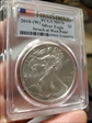 2018-(W) $1 Silver Eagle Struck at West Point First Strike MS70