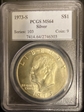 1973-S $1 Silver MS64