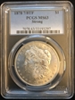 1878 7/8TF $1 Strong MS63