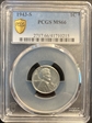 1943-S 1C MS66