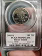 2001-S 25C Rhode Island PR69DCAM