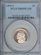 1993-S 5C PR69DCAM
