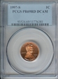 1997-S 1C PR69DCAM