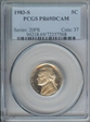 1983-S 5C PR69DCAM