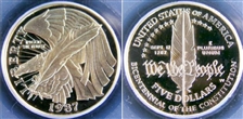 1987-W $5 Constitution PR69DCAM