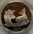2004-S 25C Wisconsin Silver PR69DCAM