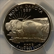 2006-S 25C North Dakota Silver PR69DCAM