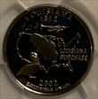 2002-S 25C Louisiana PR69DCAM