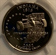 2002-S 25C Indiana PR69DCAM