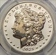 2023-S $1 Morgan Dollar Rev PR  Two-Coin Reverse Proof Set First Strike PR70