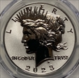 2023-S $1 Peace Dollar Rev PR Two-Coin Reverse Proof Set First Strike PR70