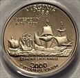 2000-S 25C Virginia PR69DCAM