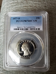 1977-S 25C PR70DCAM