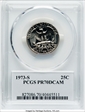 1973-S 25C Thomas Cleveland MSS PR70DCAM