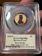 2018-S 1C Reverse Proof 50th Anniversary Set First Strike ClevelandArtDeco PR69RD
