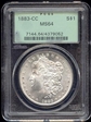 1883-CC $1 MS64