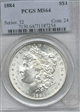 1884 $1 MS64