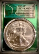 2021-(P) $1 Silver Eagle -T1 Emergency Issue Struck at Philadelphia MS70