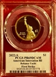 2022-S $1 American Innovation RI Reliance Yacht First Strike PR69DCAM