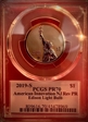 2019-S $1 American Innovation NJ Rev PR Edison Light Bulb PR70