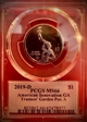 2019-D $1 American Innovation GA Trustees' Garden Pos. A MS66