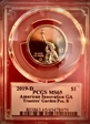 2019-D $1 American Innovation GA Trustees' Garden Pos. B MS65