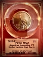 2020-P $1 American Innovation CT Gerber Variable Scale Pos. A MS65