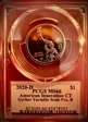 2020-D $1 American Innovation CT Gerber Variable Scale Pos. B MS66