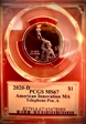 2020-D $1 American Innovation MA Telephone Pos. A MS67
