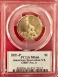 2021-P $1 American Innovation VA CBBT Pos. A MS66