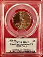 2021-D $1 American Innovation VA CBBT Pos. A MS67