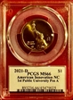 2021-D $1 American Innovation NC 1st Public University Pos A MS66