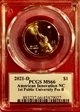 2021-D $1 American Innovation NC 1st Public University Pos B MS66