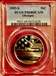 1992-S 50C Olympic PR68DCAM