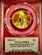2019-P $1 American Innovation NJ Edison Light Bulb Pos. A MS66
