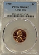1960 1C Large Date PR68RD