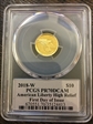 2018-W $10 American Liberty High Relief First Day of Issue Freedom PR70DCAM