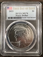 2023 $1 Peace Dollar First Day of Issue MS70