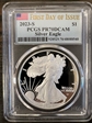 2023-S $1 Silver Eagle First Day of Issue PR70DCAM