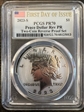 2023-S $1 Peace Dollar Rev PR Two-Coin Reverse Proof Set First Day of Issue PR70