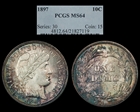 1897 10C MS64